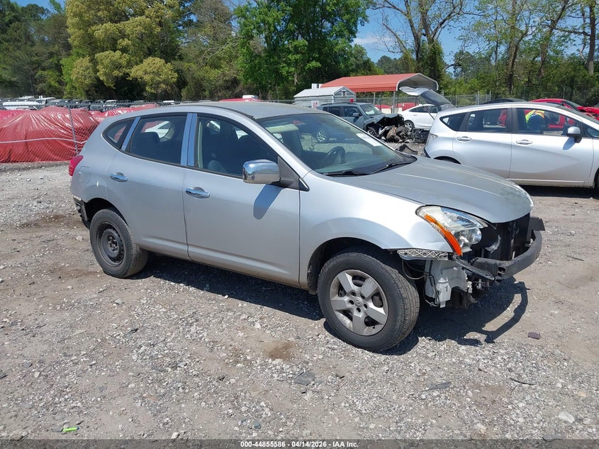 2010 Nissan Rogue sport VIN JN8AS5MT0AW008022 IAAI salvage auction — FRONT & REAR, Salvage (Georgia), sold $500 on 2026-07-10 (photo 1)