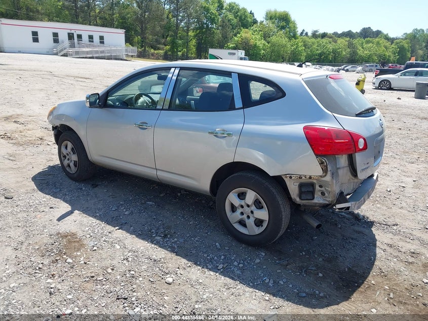 2010 Nissan Rogue sport VIN JN8AS5MT0AW008022 IAAI salvage auction — FRONT & REAR, Salvage (Georgia), sold $500 on 2026-07-10 (photo 3)