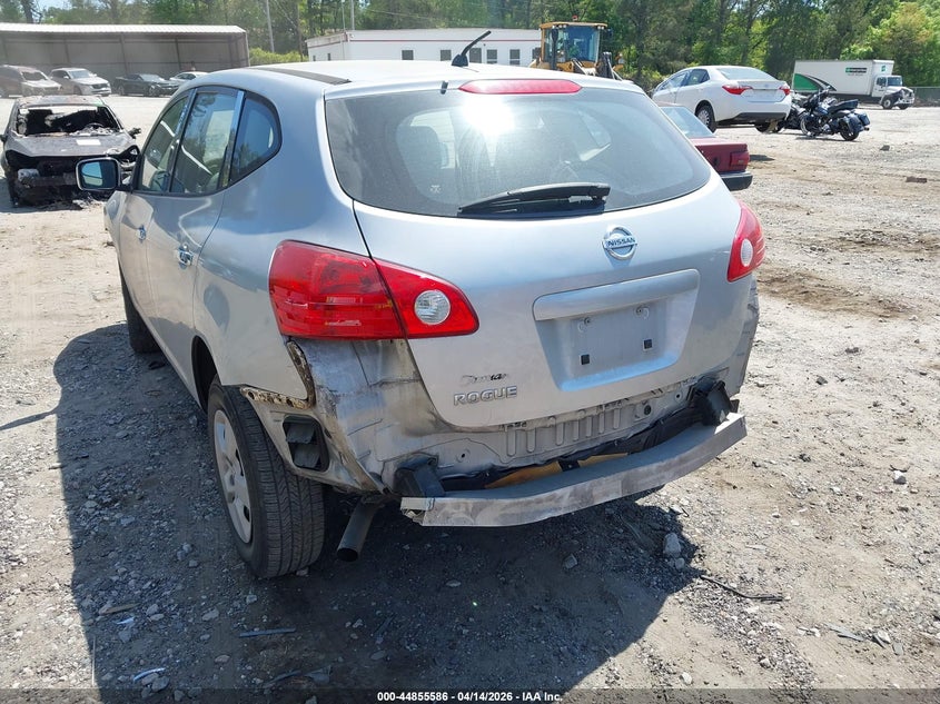 2010 Nissan Rogue sport VIN JN8AS5MT0AW008022 IAAI salvage auction — FRONT & REAR, Salvage (Georgia), sold $500 on 2026-07-10 (photo 6)