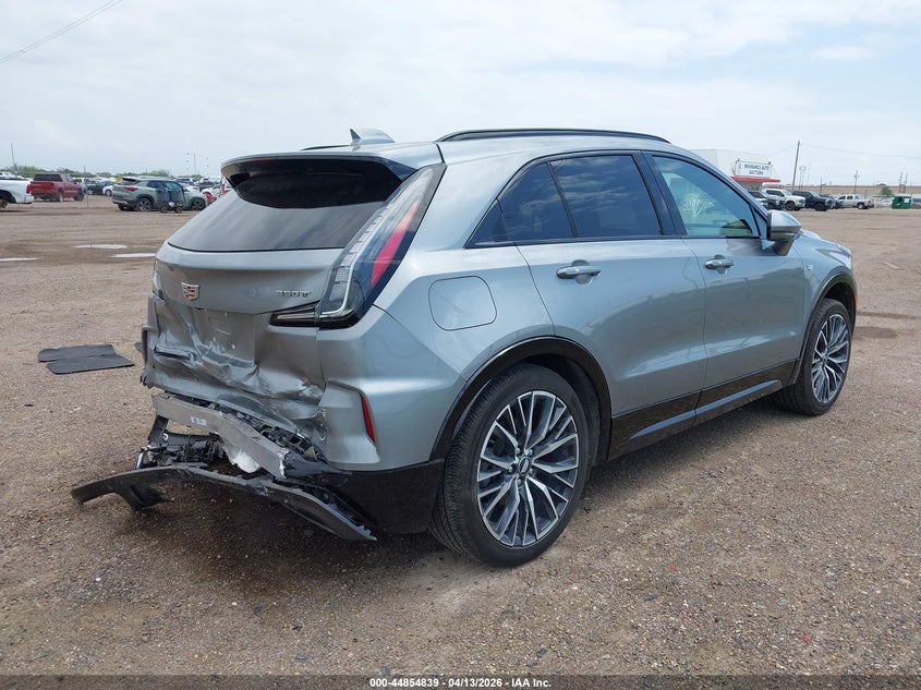 2025 Cadillac Xt4 VIN 1GYFZER42SF111016 IAAI salvage auction — REAR END, Original (Texas), sold $13,700 on 2026-07-14 (photo 4)