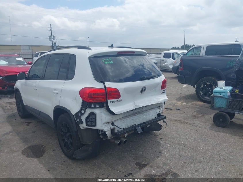 2017 Volkswagen Tiguan VIN WVGBV7AXXHK008956 IAAI salvage auction — REAR END, Original (Texas), sold $2,400 on 2026-07-09 (photo 6)