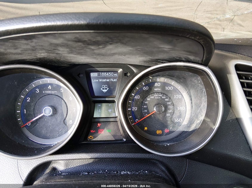 2014 Hyundai Elantra VIN KMHD35LH5EU173368 IAAI salvage auction — FRONT END, Wait Title, sold $350 on 2026-07-22 (photo 7)