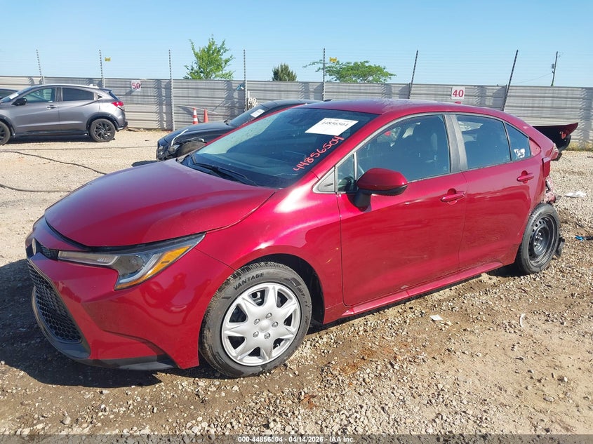 2022 Toyota Corolla VIN 5YFEPMAE7NP387842 IAAI salvage auction — REAR END, Salvage Title, sold $2,550 on 2026-07-28 (photo 2)