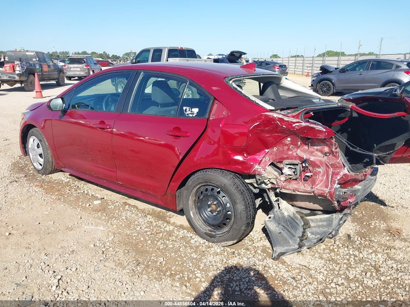 2022 Toyota Corolla VIN 5YFEPMAE7NP387842 IAAI salvage auction — REAR END, Salvage Title, sold $2,550 on 2026-07-28 (photo 3)