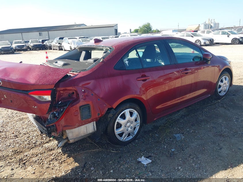 2022 Toyota Corolla VIN 5YFEPMAE7NP387842 IAAI salvage auction — REAR END, Salvage Title, sold $2,550 on 2026-07-28 (photo 4)