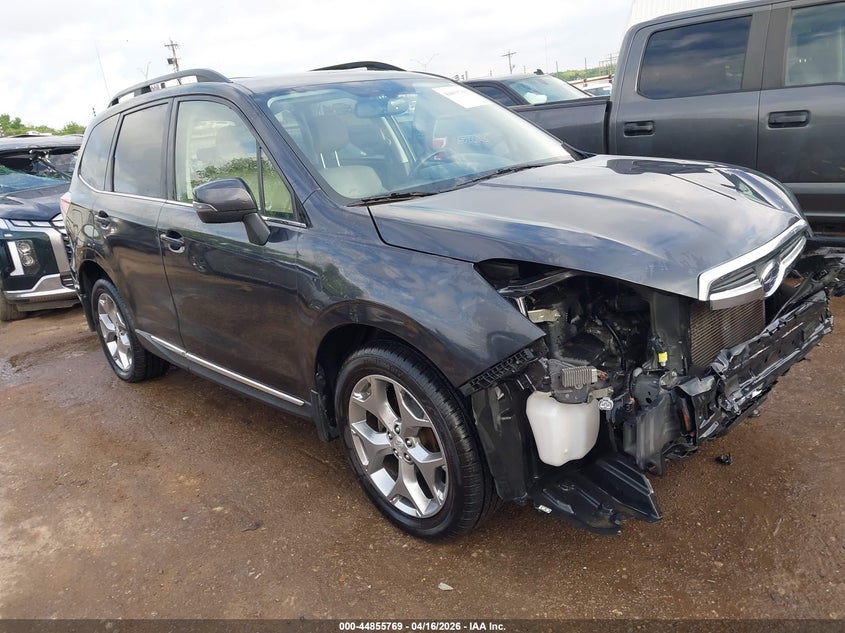 2015 Subaru Forester VIN JF2SJAUC4FH468499 IAAI salvage auction — FRONT END, Clear (Oklahoma), sold $75 on 2026-07-29 (photo 1)