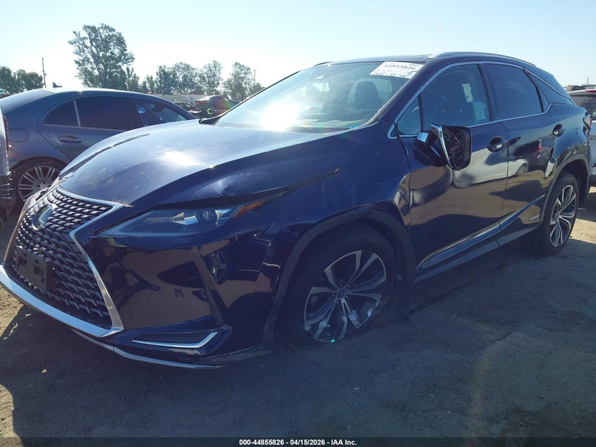 2020 Lexus Rx VIN 2T2HGMDA9LC051852 IAAI salvage auction — RIGHT SIDE, Wait Title, sold $11,050 on 2026-07-29 (photo 2)