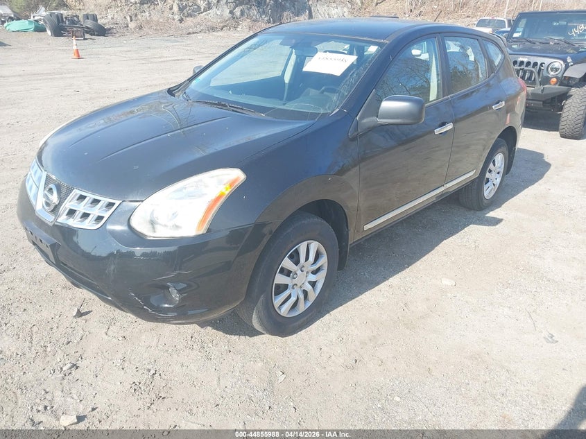 2013 Nissan Rogue VIN JN8AS5MV2DW663806 IAAI salvage auction — NORMAL WEAR, Wait Title, sold $450 on 2026-07-28 (photo 2)