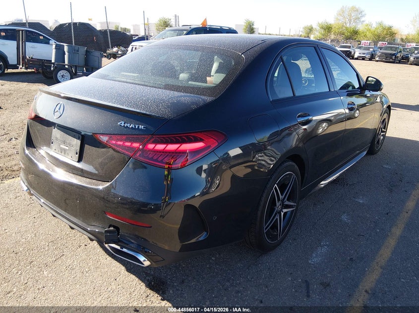 2024 Mercedes-benz C-klasse VIN W1KAF4HBXRR201144 IAAI salvage auction — LEFT SIDE, Salvage (Colorado), sold $16,950 on 2026-07-07 (photo 4)