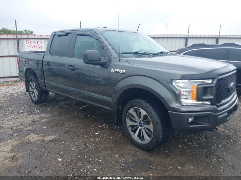 2019 Ford F-150 VIN 1FTEW1E49KFC38645 IAAI salvage auction — HAIL, Wait Title, sold $7,100 on 2026-07-30 (photo 1)