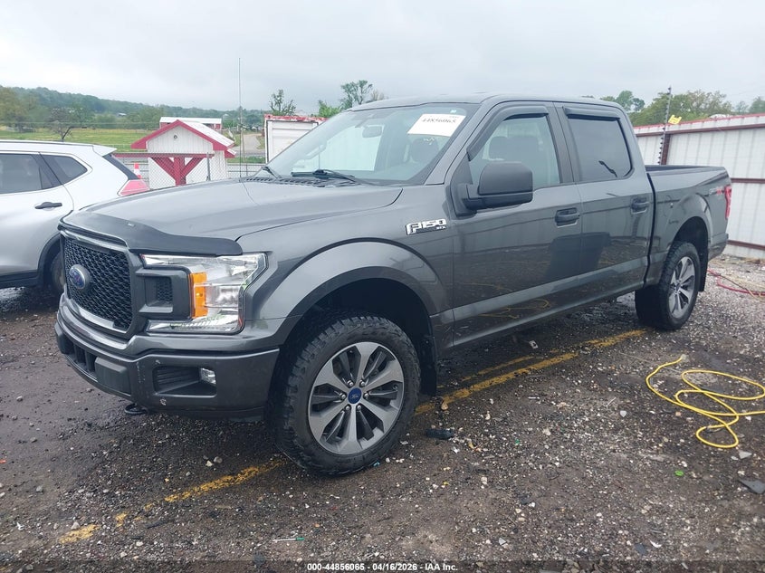 2019 Ford F-150 VIN 1FTEW1E49KFC38645 IAAI salvage auction — HAIL, Wait Title, sold $7,100 on 2026-07-30 (photo 2)