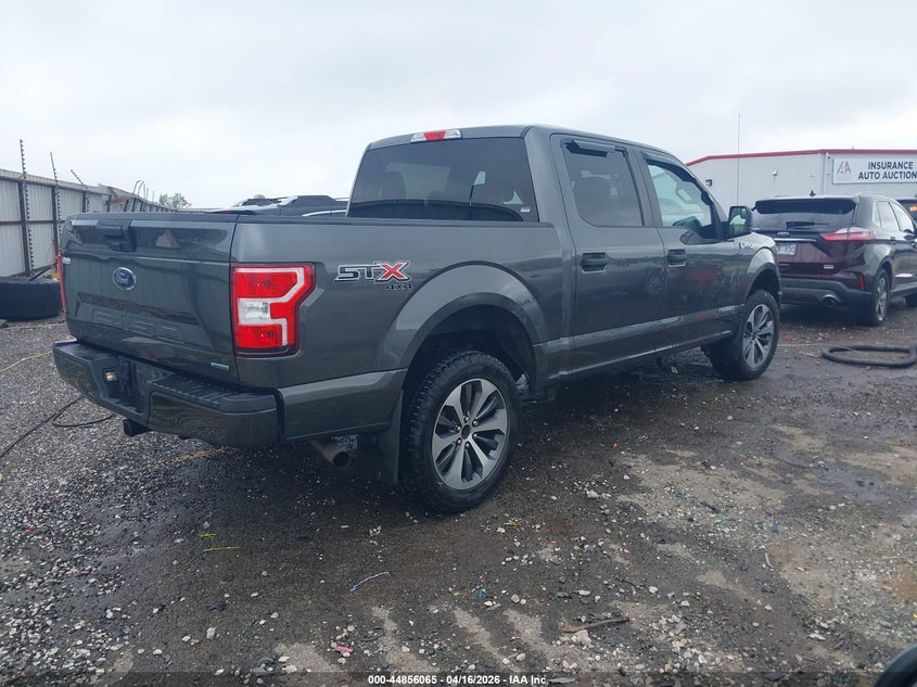2019 Ford F-150 VIN 1FTEW1E49KFC38645 IAAI salvage auction — HAIL, Wait Title, sold $7,100 on 2026-07-30 (photo 4)