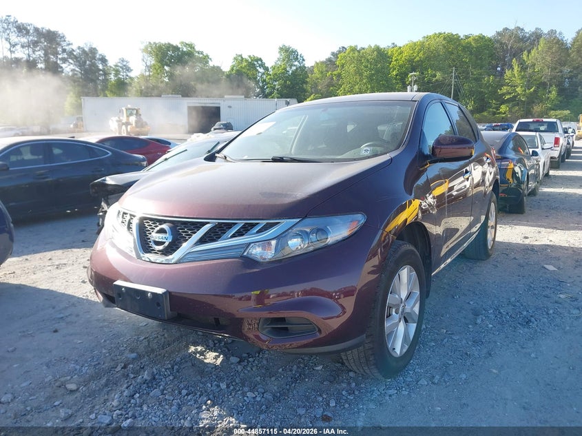 2013 Nissan Murano VIN JN8AZ1MUXDW204955 IAAI salvage auction — NORMAL WEAR, Clear (Minnesota), sold $975 on 2026-07-28 (photo 2)