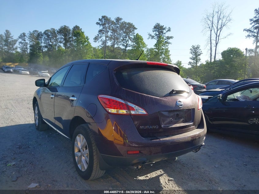 2013 Nissan Murano VIN JN8AZ1MUXDW204955 IAAI salvage auction — NORMAL WEAR, Clear (Minnesota), sold $975 on 2026-07-28 (photo 3)
