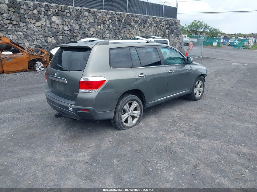 2012 Toyota Highlander VIN 5TDDK3EH9CS097227 IAAI salvage auction — FRONT END, Clear (Hawaii), sold $900 on 2026-07-28 (photo 4)
