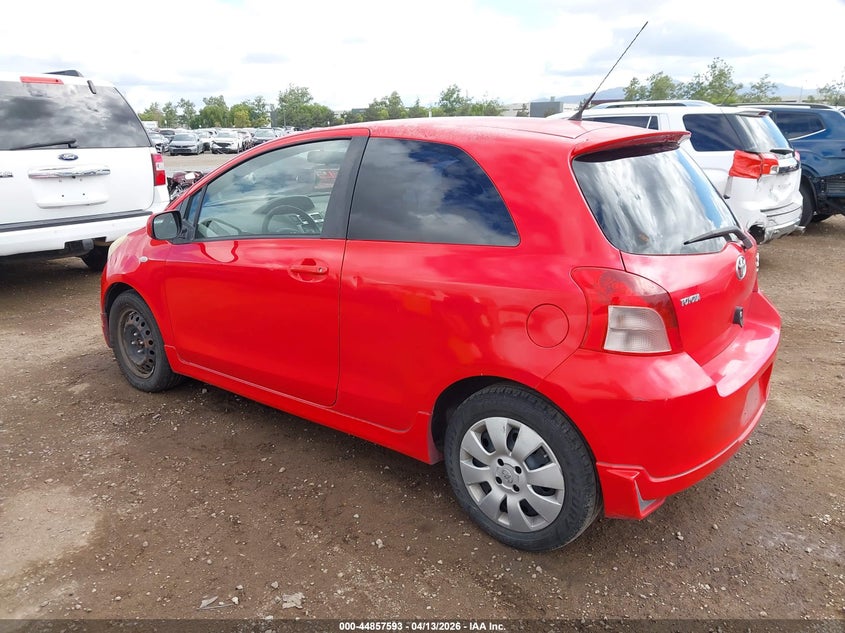 2008 Toyota Yaris VIN JTDJT923285164100 IAAI salvage auction — LEFT REAR, App For Dup Clear (California), sold $300 on 2026-07-29 (photo 3)