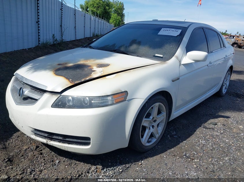 2006 Acura Tl VIN 19UUA66226A066953 IAAI salvage auction — Burn Engine, Salvage (California), sold $100 on 2026-07-21 (photo 2)