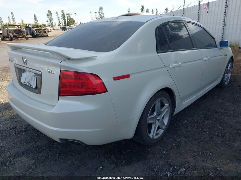 2006 Acura Tl VIN 19UUA66226A066953 IAAI salvage auction — Burn Engine, Salvage (California), sold $100 on 2026-07-21 (photo 4)