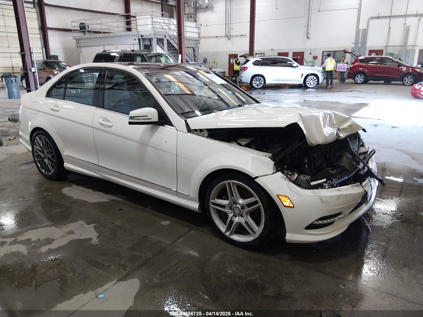 2011 Mercedes-benz C class VIN WDDGF5EB5BA502252 IAAI salvage auction — FRONT END, Salvage (Idaho), sold $1,225 on 2026-07-17 (photo 1)