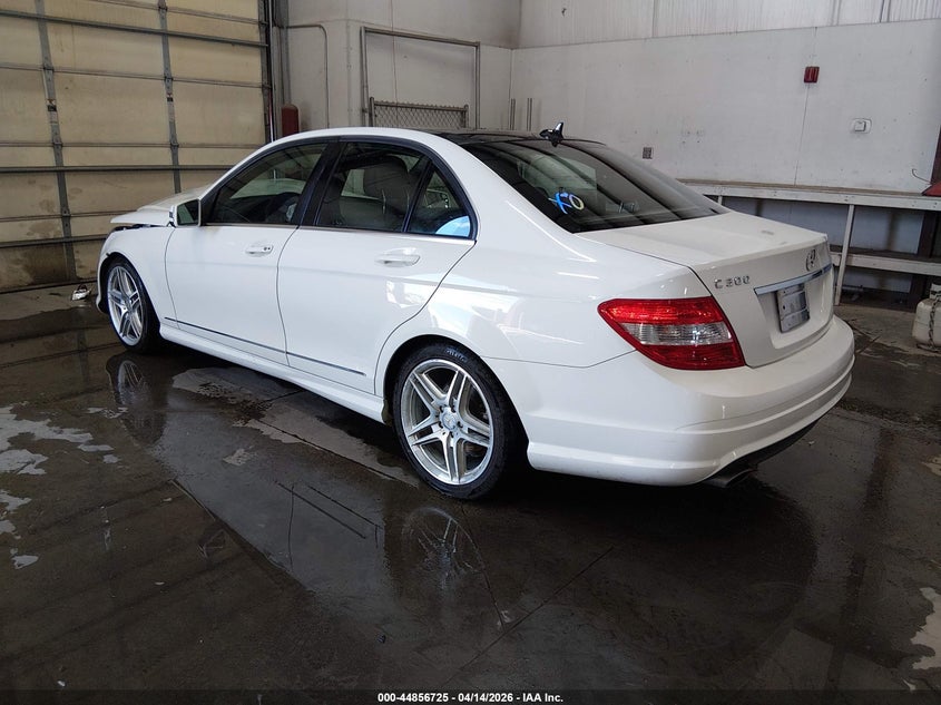 2011 Mercedes-benz C class VIN WDDGF5EB5BA502252 IAAI salvage auction — FRONT END, Salvage (Idaho), sold $1,225 on 2026-07-17 (photo 3)