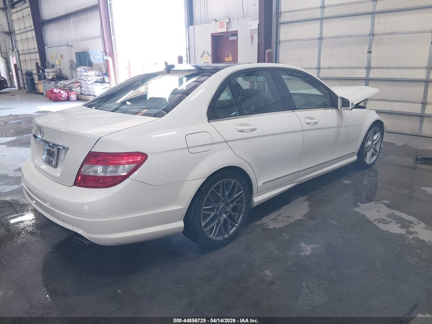 2011 Mercedes-benz C class VIN WDDGF5EB5BA502252 IAAI salvage auction — FRONT END, Salvage (Idaho), sold $1,225 on 2026-07-17 (photo 4)