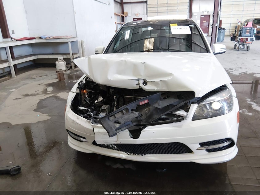 2011 Mercedes-benz C class VIN WDDGF5EB5BA502252 IAAI salvage auction — FRONT END, Salvage (Idaho), sold $1,225 on 2026-07-17 (photo 6)