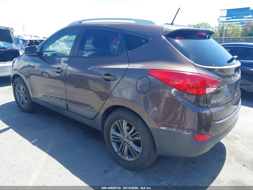 2014 Hyundai Tucson VIN KM8JU3AG8EU875537 IAAI salvage auction — THEFT, Wait Title, sold $1,550 on 2026-07-23 (photo 3)