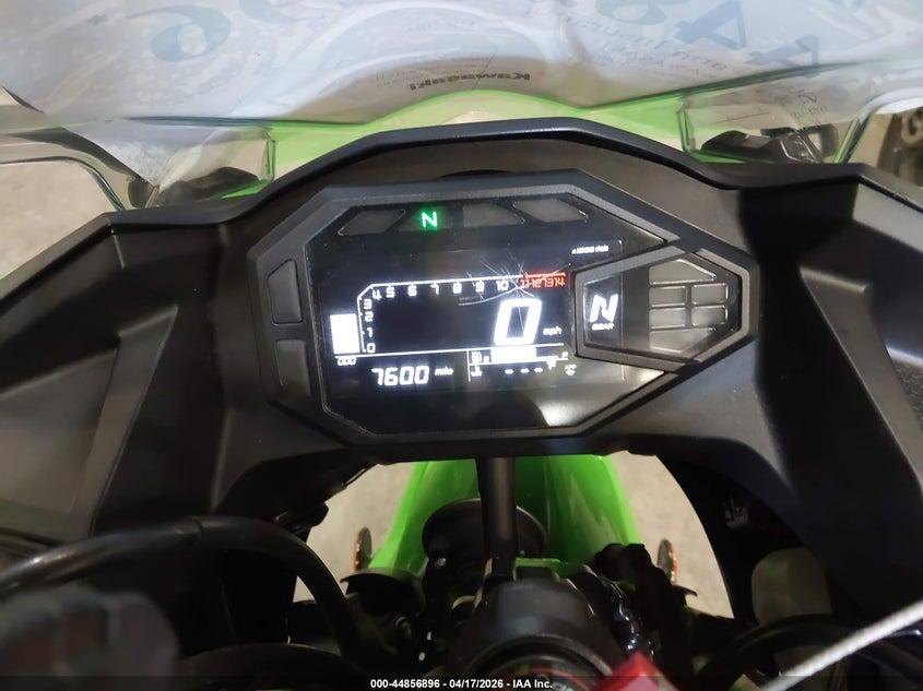 2024 Kawasaki Ninja VIN ML5EXGH18RDA21902 IAAI salvage auction — LEFT & RIGHT, Salvage Title, sold $2,150 on 2026-07-23 (photo 7)