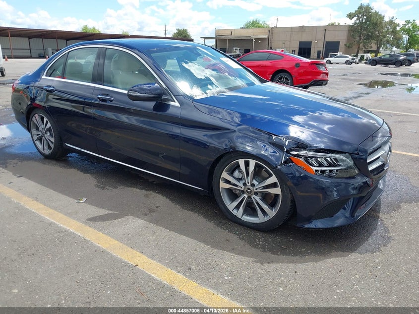 2021 Mercedes-benz C-klasse VIN W1KWF8DB5MR649626 IAAI salvage auction — RIGHT FRONT, Salvage (California), sold $9,100 on 2026-07-08 (photo 1)
