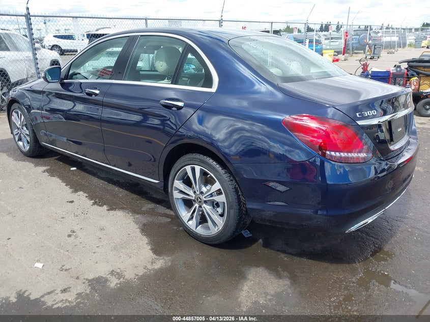 2021 Mercedes-benz C-klasse VIN W1KWF8DB5MR649626 IAAI salvage auction — RIGHT FRONT, Salvage (California), sold $9,100 on 2026-07-08 (photo 3)
