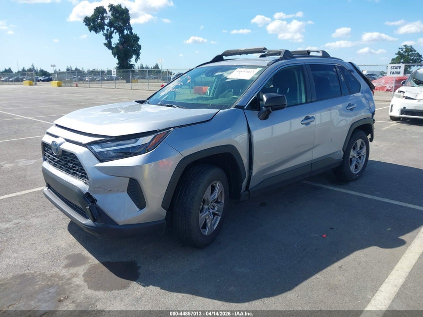 2024 Toyota Rav 4 VIN JTMLWRFV6RD243093 IAAI salvage auction — LEFT REAR, Salvage (California), sold $9,550 on 2026-07-07 (photo 2)