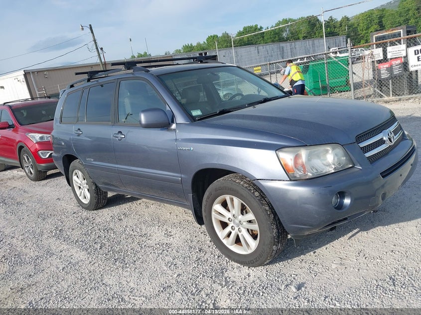 2006 Toyota Highlander VIN JTEEW21A260033609 IAAI salvage auction — MECHANICAL, Bill Of Sale (Tennessee), sold $825 on 2026-07-13 (photo 1)