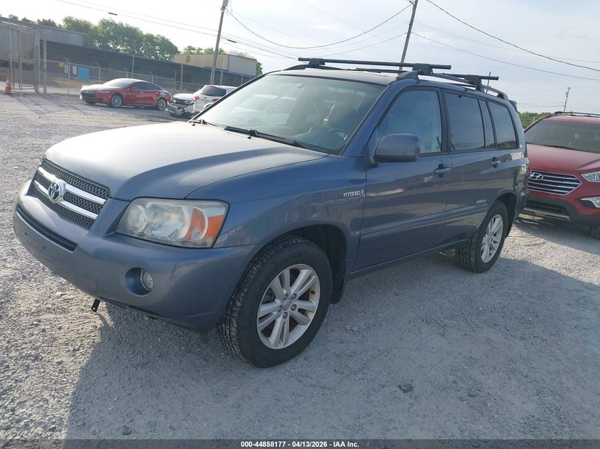 2006 Toyota Highlander VIN JTEEW21A260033609 IAAI salvage auction — MECHANICAL, Bill Of Sale (Tennessee), sold $825 on 2026-07-13 (photo 2)