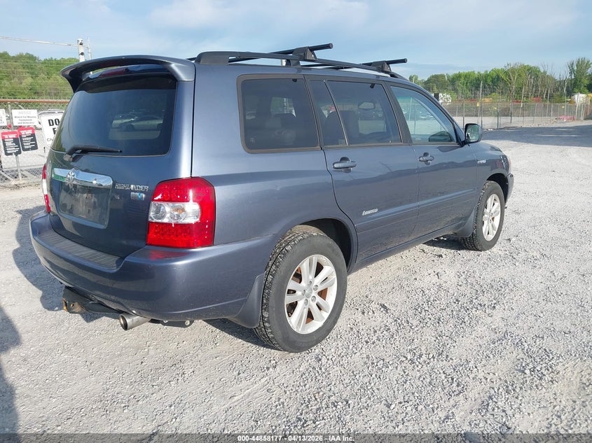 2006 Toyota Highlander VIN JTEEW21A260033609 IAAI salvage auction — MECHANICAL, Bill Of Sale (Tennessee), sold $825 on 2026-07-13 (photo 4)