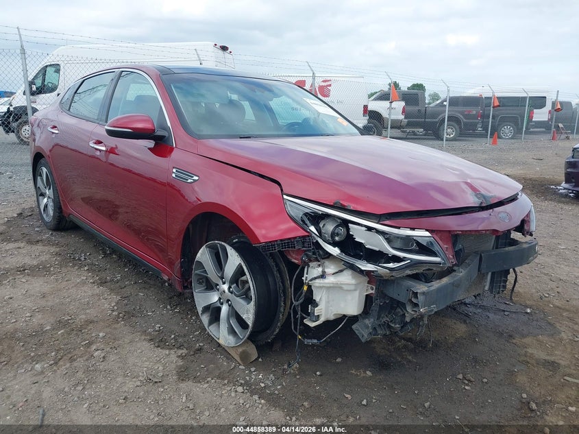 2020 Kia Optima VIN 5XXGT4L3XLG417034 IAAI salvage auction — FRONT END, Salvage (Arkansas), sold $1,800 on 2026-07-29 (photo 1)