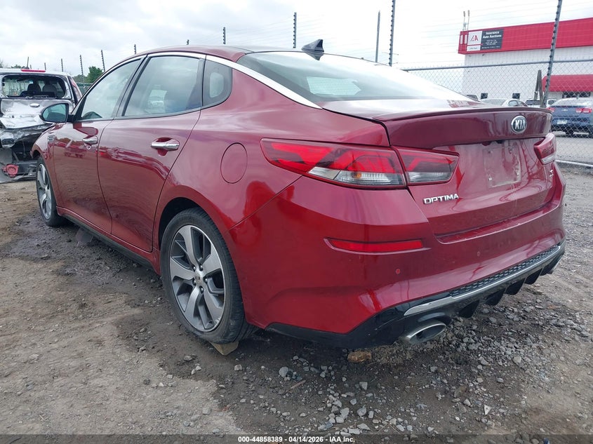 2020 Kia Optima VIN 5XXGT4L3XLG417034 IAAI salvage auction — FRONT END, Salvage (Arkansas), sold $1,800 on 2026-07-29 (photo 3)
