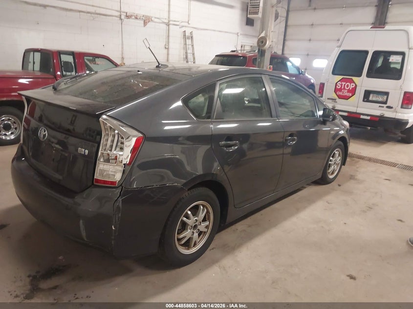 2011 Toyota Prius VIN JTDKN3DUXB0272292 IAAI salvage auction — RIGHT REAR, Salvage (Texas), sold $600 on 2026-07-29 (photo 4)