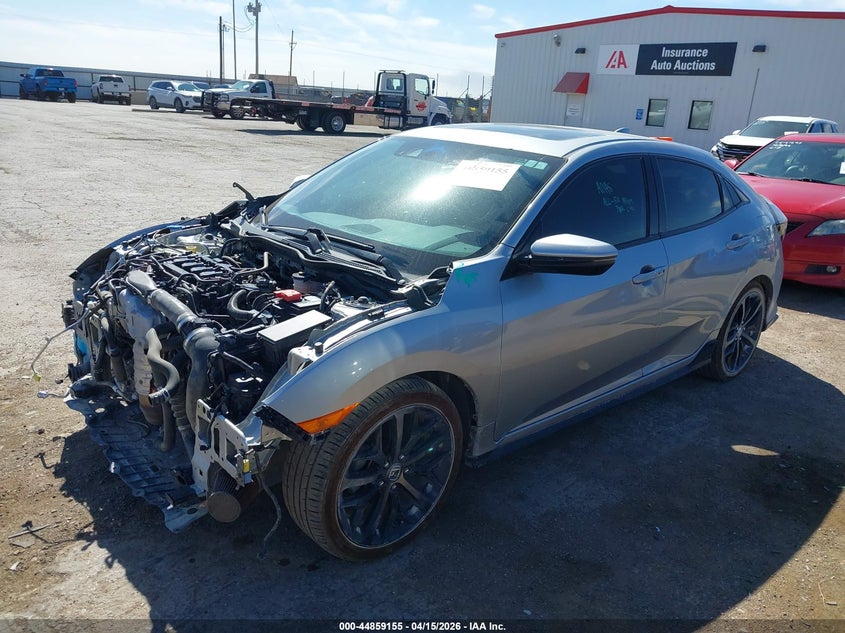 2021 Honda Civic VIN SHHFK7H99MU219836 IAAI salvage auction — FRONT END, Original (Texas), sold $6,100 on 2026-07-14 (photo 2)