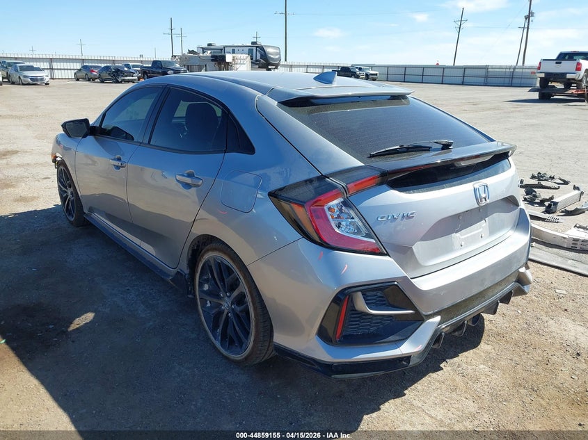 2021 Honda Civic VIN SHHFK7H99MU219836 IAAI salvage auction — FRONT END, Original (Texas), sold $6,100 on 2026-07-14 (photo 3)
