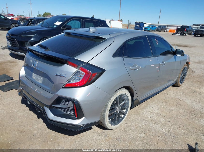 2021 Honda Civic VIN SHHFK7H99MU219836 IAAI salvage auction — FRONT END, Original (Texas), sold $6,100 on 2026-07-14 (photo 4)