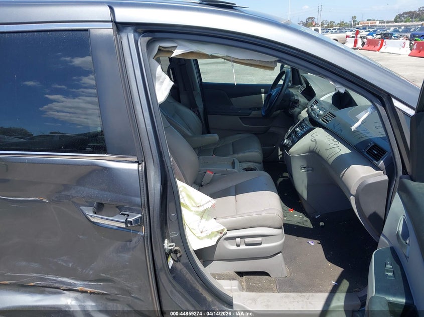 2013 Honda Odyssey VIN 5FNRL5H66DB012990 IAAI salvage auction — RIGHT SIDE, Wait Title, sold $1,200 on 2026-07-09 (photo 5)