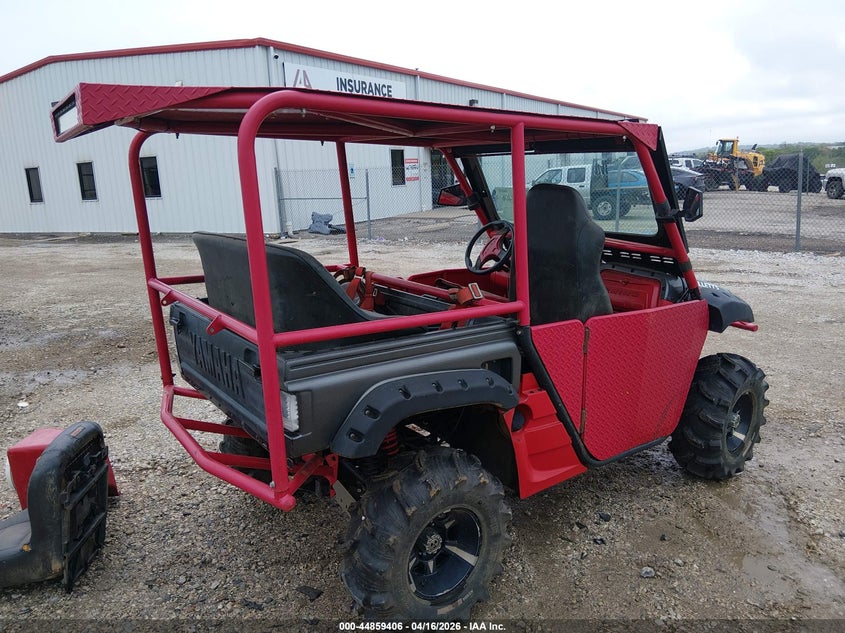 2008 Yamaha Yxr700 VIN 5Y4AK16Y68A004062 IAAI salvage auction — WATER/FLOOD, Clear (Arkansas), sold $375 on 2026-07-29 (photo 4)