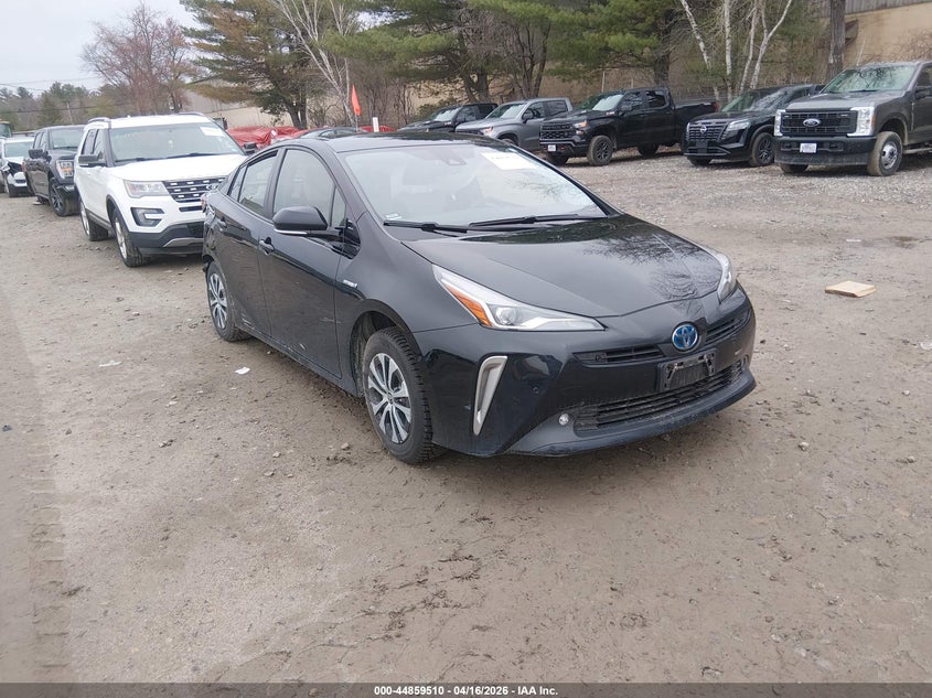 2020 Toyota Prius VIN JTDL9RFUXL3013939 IAAI salvage auction — LEFT SIDE, Salvage (New Hampshire), sold $3,350 on 2026-07-08 (photo 1)