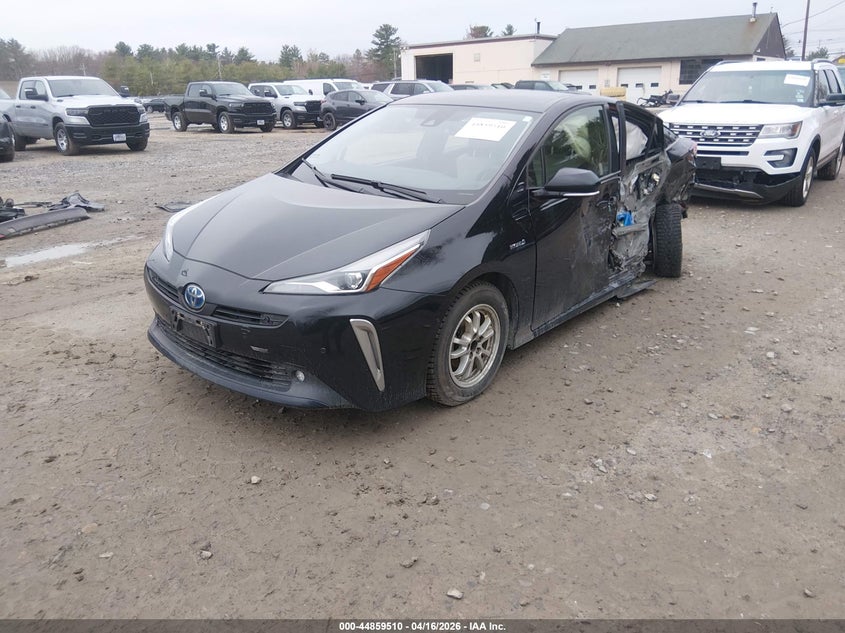 2020 Toyota Prius VIN JTDL9RFUXL3013939 IAAI salvage auction — LEFT SIDE, Salvage (New Hampshire), sold $3,350 on 2026-07-08 (photo 2)