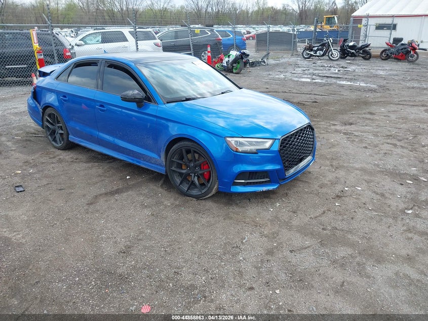 2018 Audi S3 VIN WAUB1GFF9J1026471 IAAI salvage auction — REAR END, Salvage (Iowa), sold $7,350 on 2026-07-13 (photo 1)