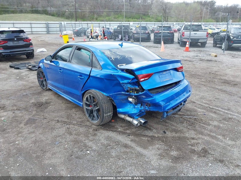2018 Audi S3 VIN WAUB1GFF9J1026471 IAAI salvage auction — REAR END, Salvage (Iowa), sold $7,350 on 2026-07-13 (photo 3)