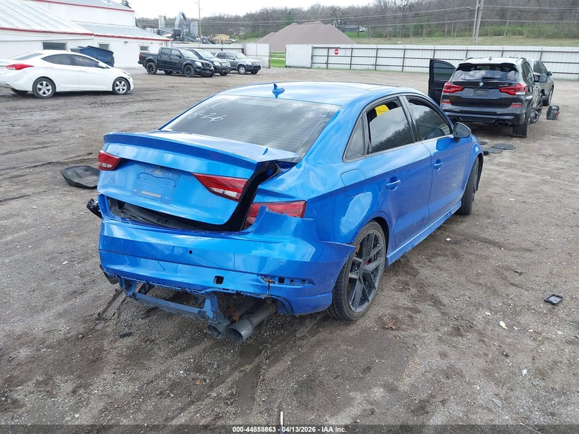 2018 Audi S3 VIN WAUB1GFF9J1026471 IAAI salvage auction — REAR END, Salvage (Iowa), sold $7,350 on 2026-07-13 (photo 4)