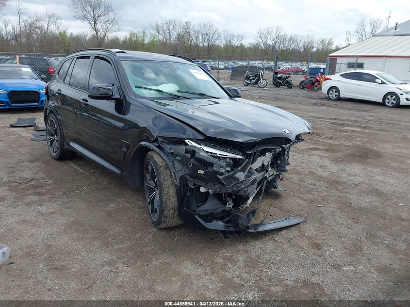 2021 BMW X3 m VIN 5YMTS0C09M9G61136 IAAI salvage auction — FRONT END, Wait Title, sold $9,700 on 2026-07-27 (photo 1)