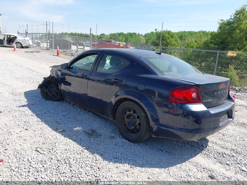 2013 Dodge Avenger VIN 1C3CDZAG1DN748805 IAAI salvage auction — FRONT END, Wait Title, sold $225 on 2026-07-09 (photo 3)