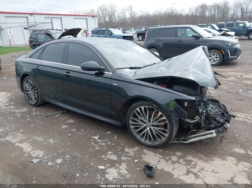 2016 Audi A6 VIN WAUGFAFC8GN012797 IAAI salvage auction — FRONT END, Wait Title, sold $475 on 2026-07-14 (photo 1)